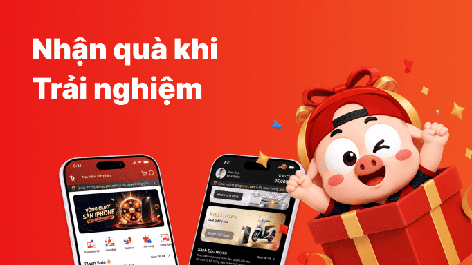 Nhận quà trải nghiệm