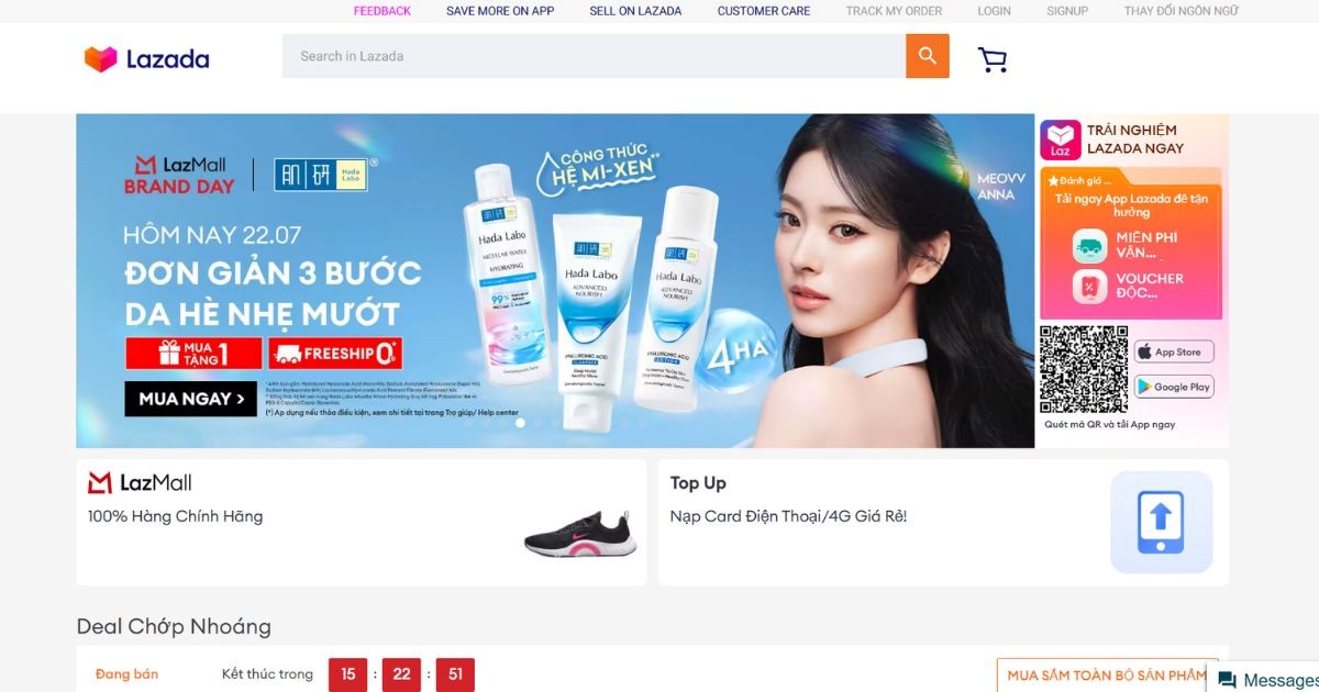 Sàn thương mại điện tử Lazada