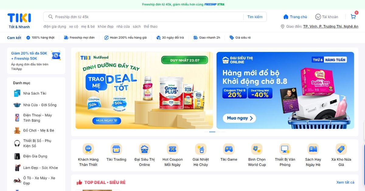 Sàn thương mại điện tử Tiki
