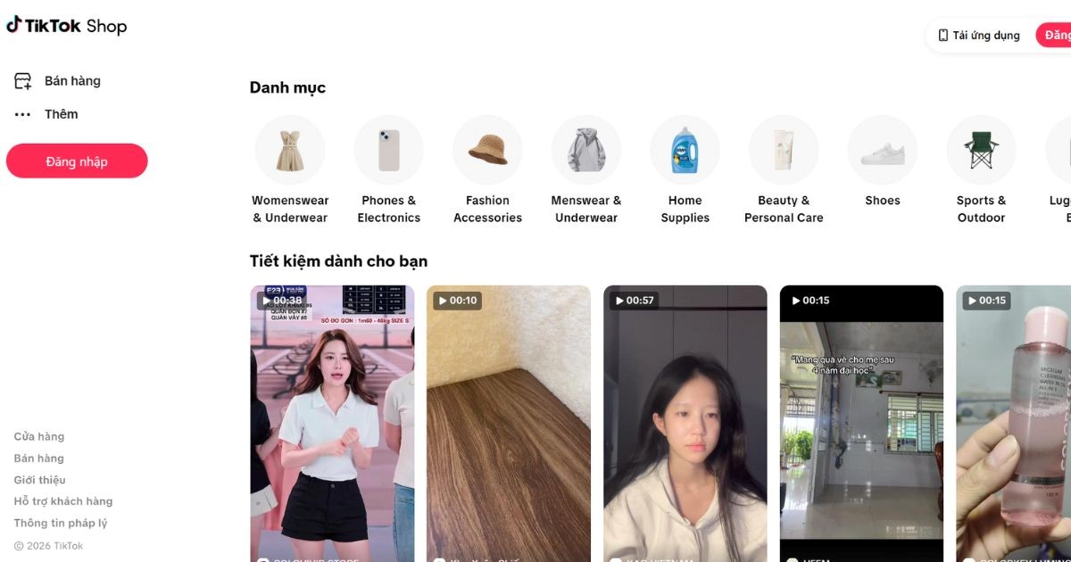 Sàn thương mại điện tử TikTok Shop