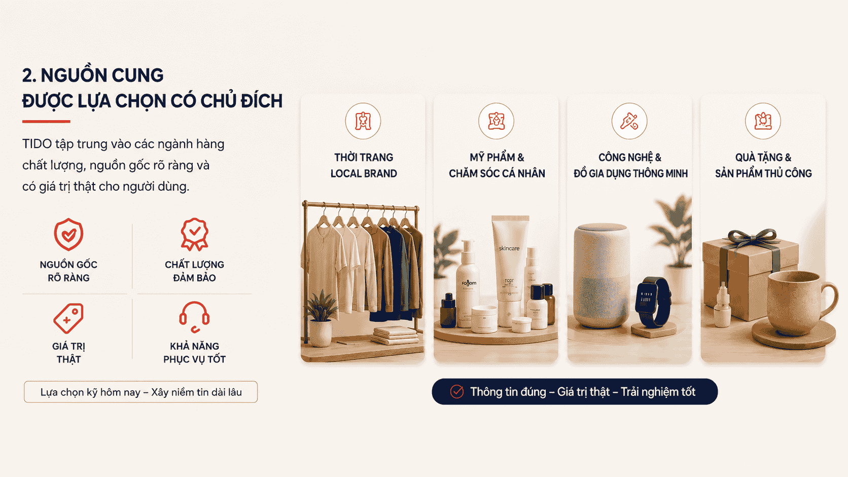 Nguồn cung được lựa chọn có chủ đích